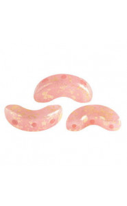 Les perles par Puca® Arcos beads Rose opal splash 71020/94401